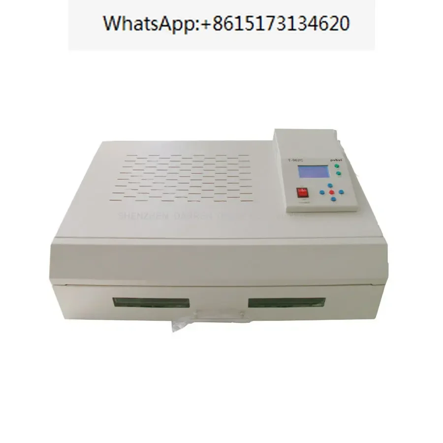 1 PC 220/110V 50/60Hz PUHUI T962C BGA Rework Station T-962C Reflow Oven Machine Infrared Heater 2500W reflow station white color