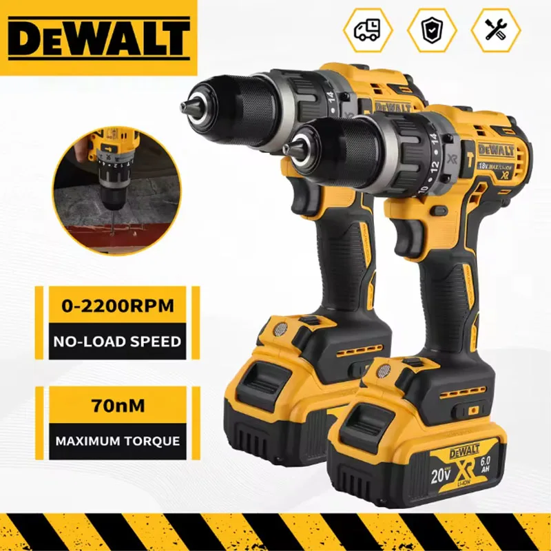 

Аккумуляторная ударная дрель-шуруповерт DEWALT DCD796 2026 года, бесщеточная, портативная, 20В, литий-ионная, электроинструмент