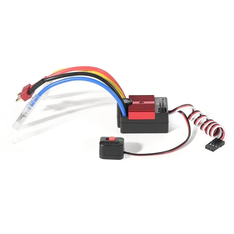 BEDW-HG1060 Waterproof 60A Brushed ESC 3A/6V BEC For 550 540 Motor 1:10 RC Crawler Truck Car Parts