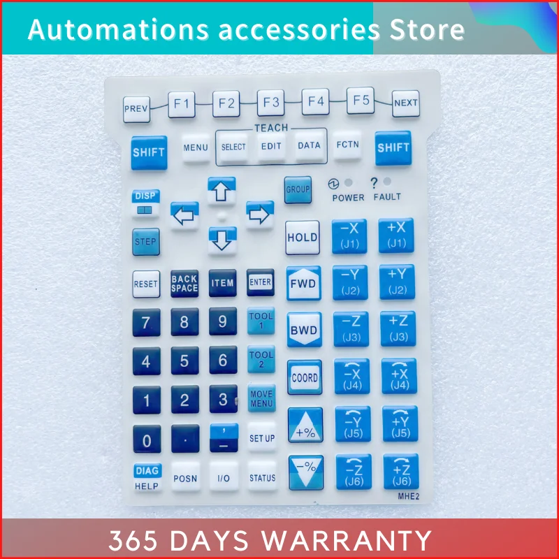 Brand-new Fanuc Teaching Device A05B-2518-C100 C212 C301 MHE2 AWE2 Key Film Keyboard Key Panel