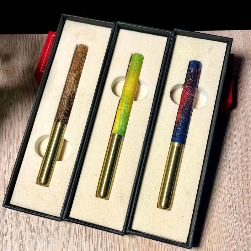 pluma-estilografica-de-bambu-y-madera-curada-de-laton-de-alta-calidad-pluma-de-madera-f-de-05-mm-pluma-artesanal-de-regalo-caja-de-regalo-de-edicion-limitada-pluma-de-caligrafia