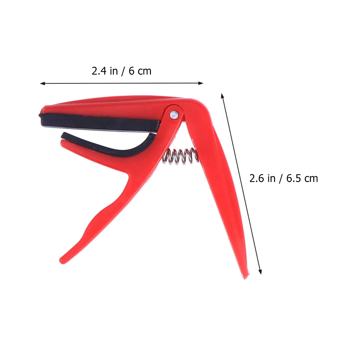 كابو تغيير القيثارة موالف سيليكون مبطن سبائك الزنك للكهرباء الصوتية الكلاسيكية الغيتار القيثارة كليب على موالف القيثارة الأحمر