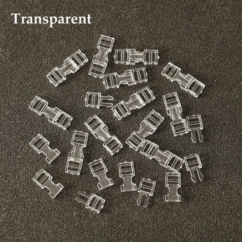 

20pcs 4mm DIY Bracelet Webbing Asseccories Mini Buckle Handmade Backpack Button Dog Collar Strap Doll Bags Buckles