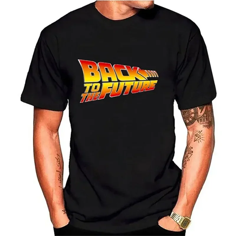 

Movie Back to the Future T-Shirts Print Men Women Fashion Casual O-Neck Short Sleeves T Shirt Harajuku Unisex Tees Tops Clothing