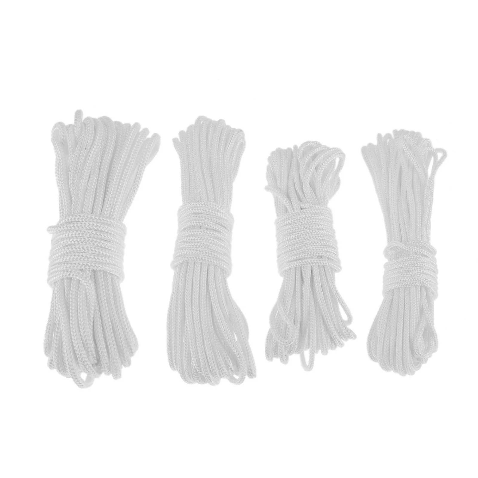 스트리머 트리머 잔디 깎는 기계 엔진용 흰색 스타터 코드 로프, 정원 예초기 전기톱 기계 스타터 풀 코드, 3.0mm, 3.5mm, 4mm, 5mm, 10M