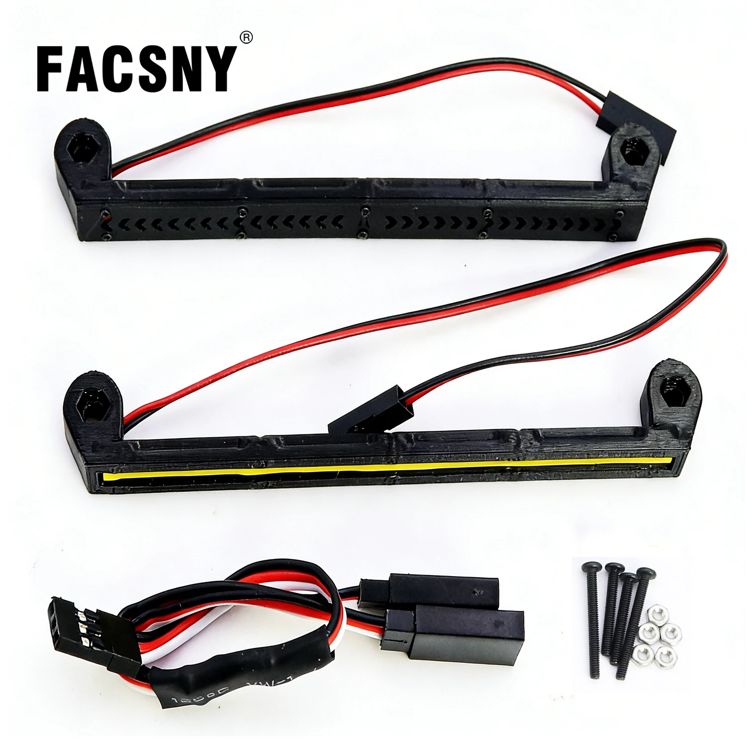 

1/10 RC Crawler H10 Plastic LED Light Bar Roof Lamp Headlight Taillight Spotlight for Vanquish H10 Optic Upgrade Parts
