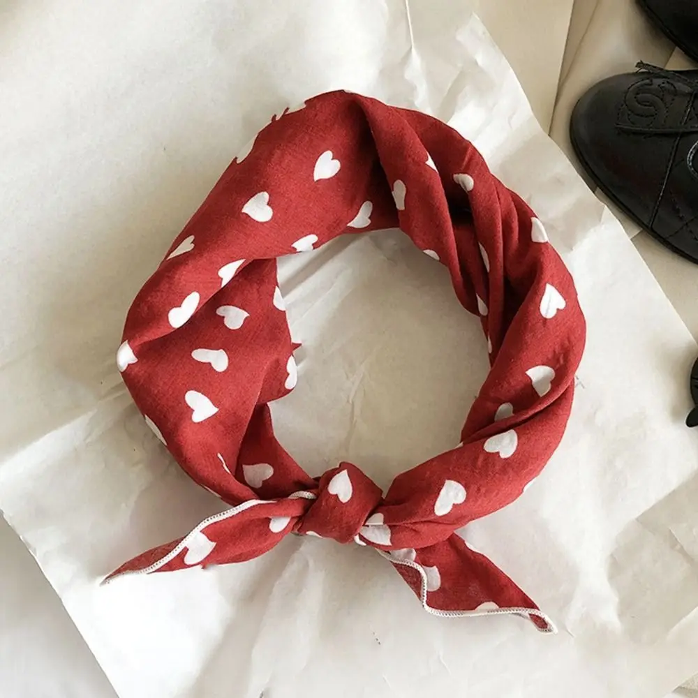 

Clothing Accessories Flower Female Shawl Cotton Linen Korean Style Scarves Silk Scarf Printed Scarf Small Square Scarf