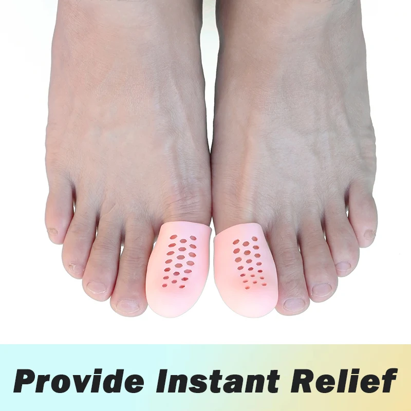 Pexmen-protectores para los dedos de los pies de Gel, protectores para los dedos de los pies, para prevenir el dolor, ampollas, callos y uñas