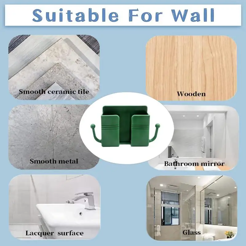 Penyangga ponsel perekat pasang dinding, ponsel kokoh & Aksesori sandaran telepon unik dan multifungsi untuk rumah dan kantor