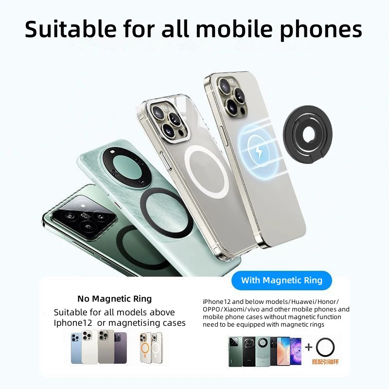 AIPEKE 360 °   Suporte Magnético Dupla Face para Celular, Acessório Dobrável de Mesa para iPhone com Magsafe