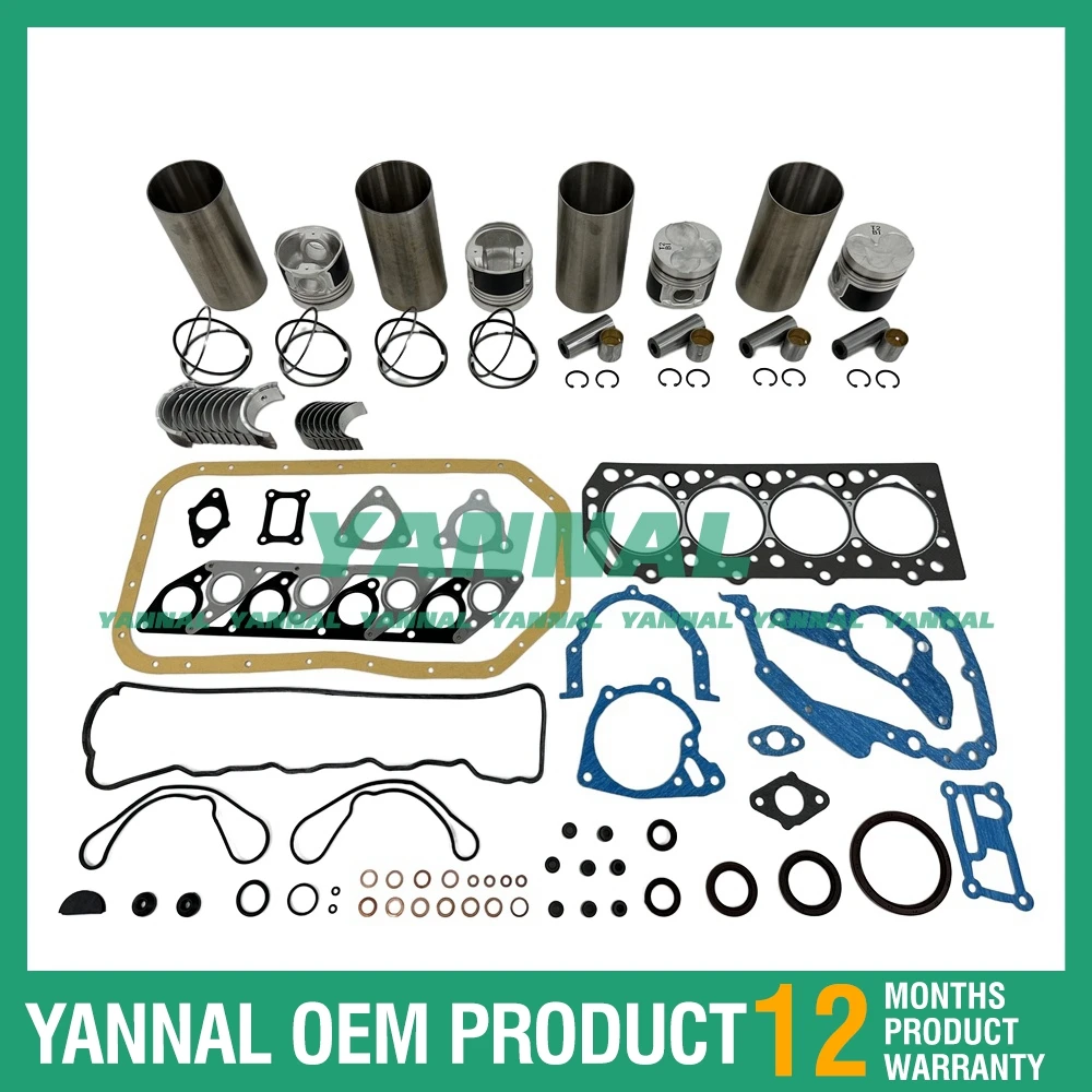 

D4BA Cylinder Liner Kit With Gasket Set Bearing For Hyundai Engine Parts