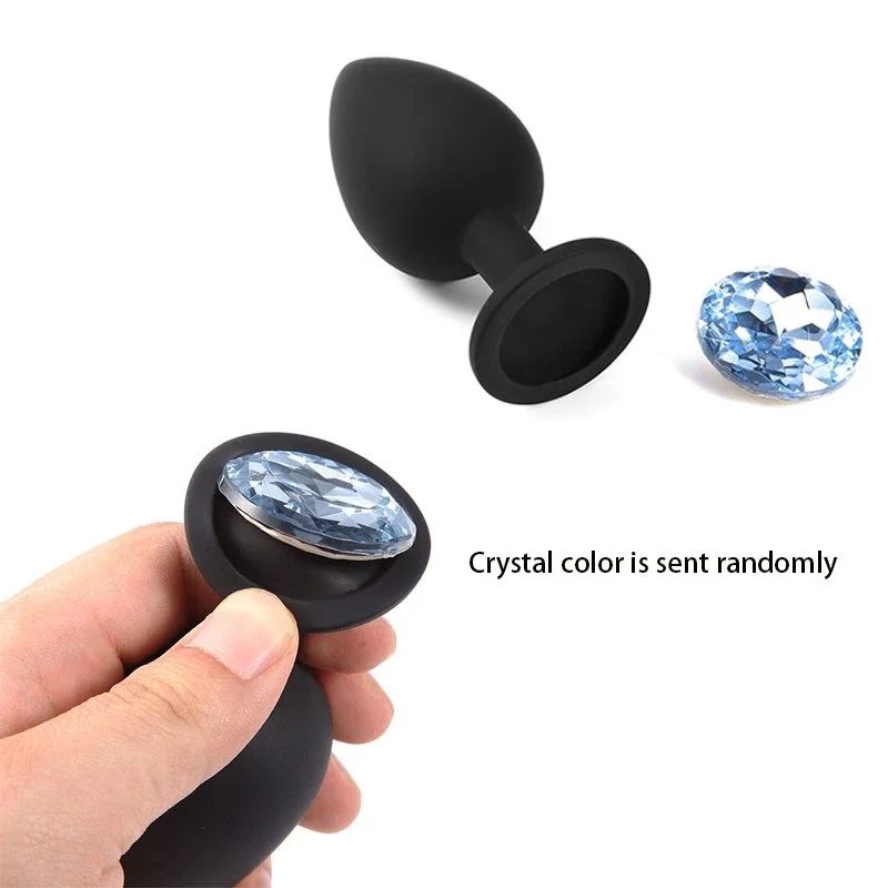 Anal Plug Sex Toys Mini Round Shaped Butt Plug Sex Smooth  Butt Small Tail Female/Male Dildo Intimate Goods Silicone  18+