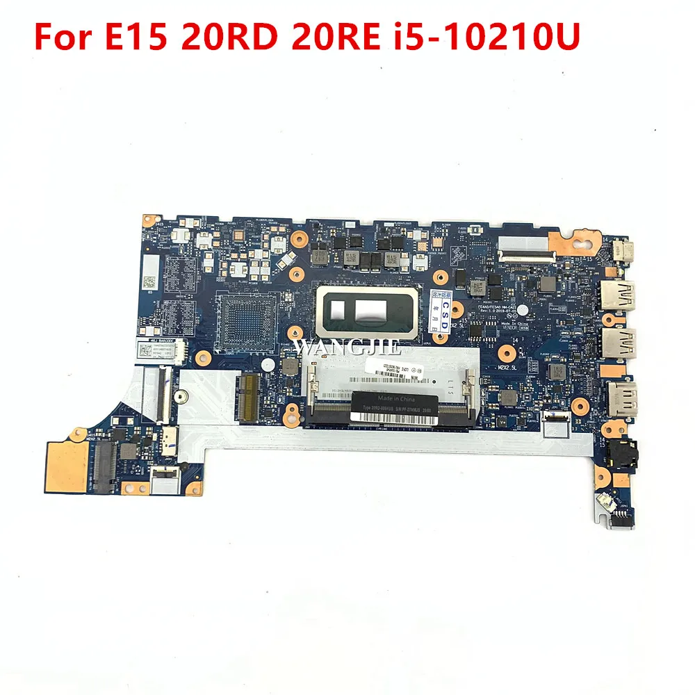

NM-C421 для Lenovo ThinkPad E15 20RD 20RE, материнская плата для ноутбука, процессор SRGKY i5-10210U FRU 5B20S72223, 100% рабочая