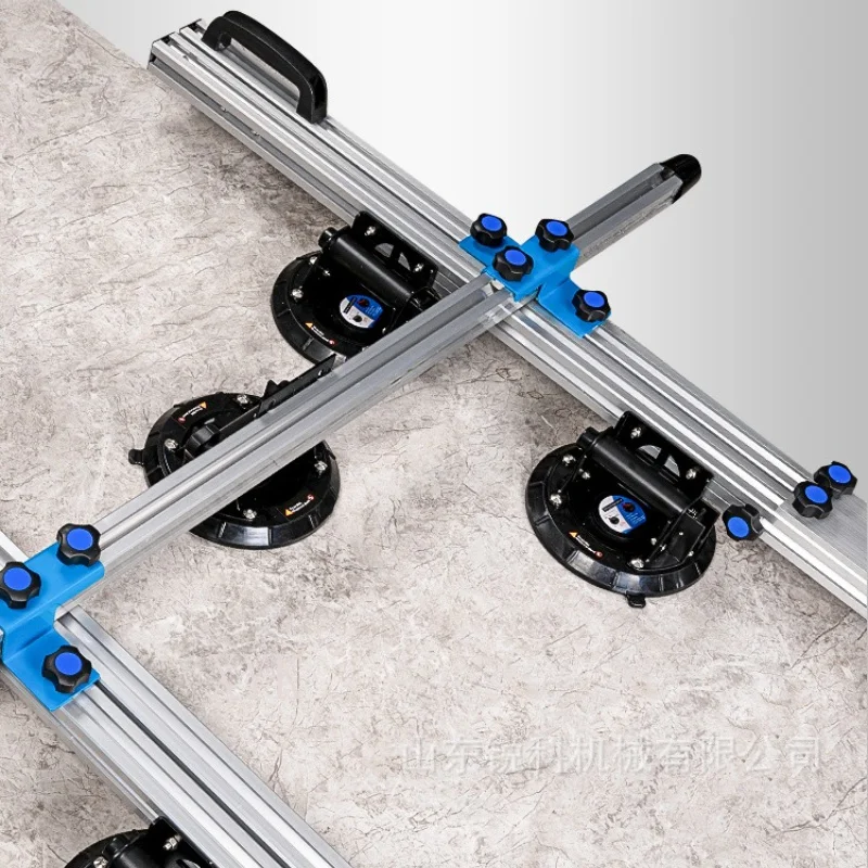Stone Lifting Vacuum Suction Cup 8 Inch Cross Frame Tile Glass Slab Carrier Large Format Plate Transport Handling Tool view 4