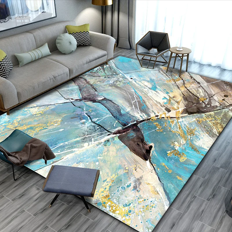 

Nordic Abstraction Carpet for Rooms Decoration Home Large Bedroom Floor Rugs Luxury Lounge Carpets Coffee Table Mats Fluffy Rug