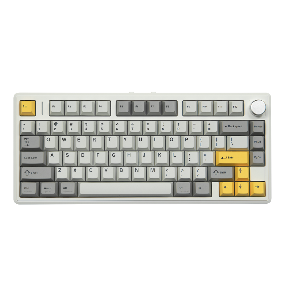  EPOMAKER TH80 V2 75% ANSI US Layout Gasket Tri-mode Wireless Mechanical Gaming Keyboard with 8000mAh Battey & RGB Backlight 