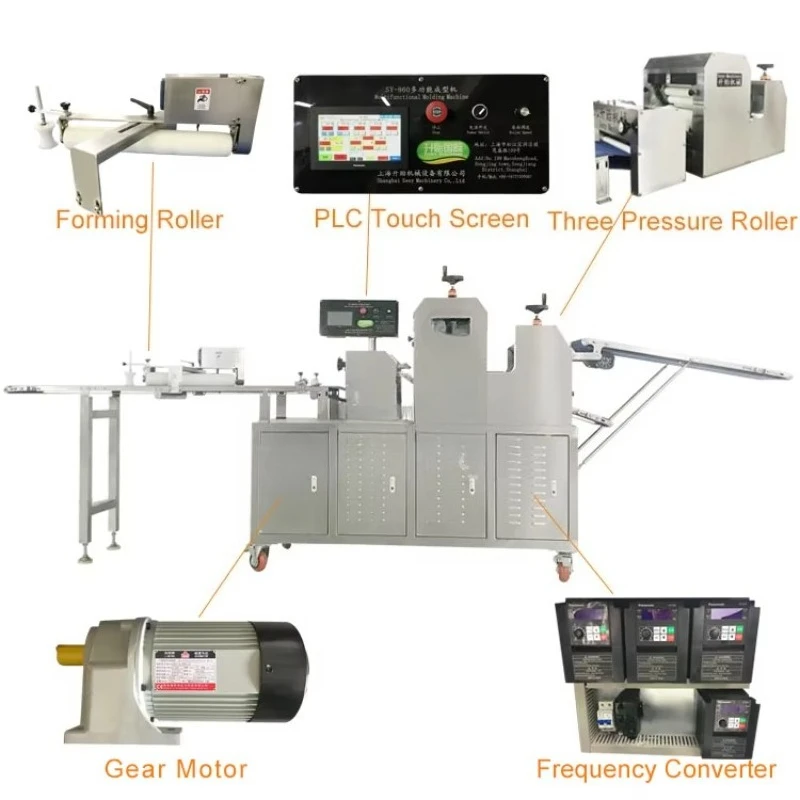 FOODLINE Customized Bread Automatic Fully Control the Width and Thickness Ductility Production Line Silver Bread Making Machine