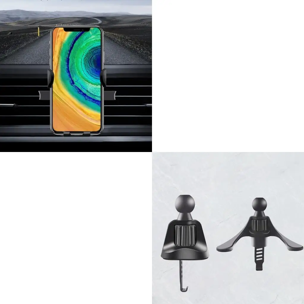 Anti-Shake Vent Grip Universal for Most Car Phone Mount Holders Wide application Y-Shaped Bracket Holders
