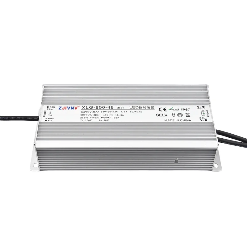 IP67 800W Waterproof Switching Power Supply Reliable Converter for 24V 36v 48V 60V Industrial Equipment & Security Systems
