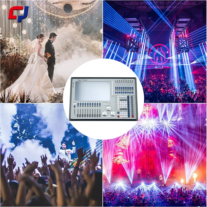 Tiger Touch Control Console stage DJ mixer Stage lighting show beam lights bar intelligent touch screen light controller DMX512