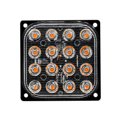 Auto LED Warning Light 16 LED Working Light Bar for Trucks and Forklifts with Flashing Signal Lights