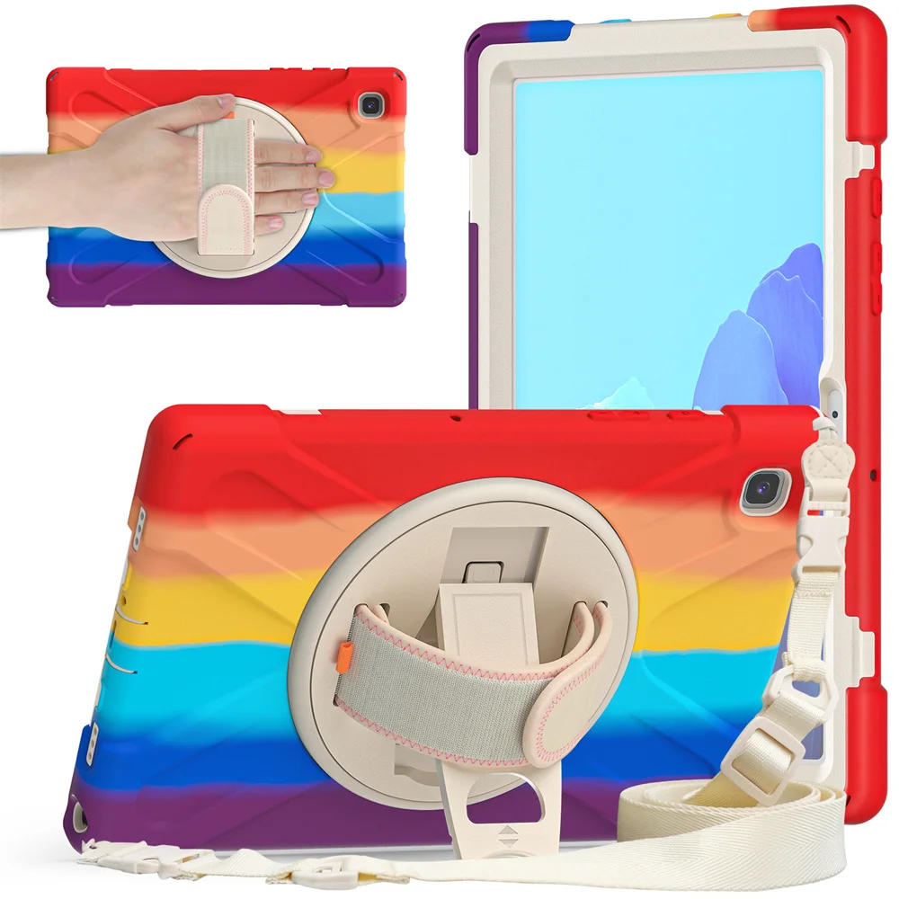 Kids Safe Armor Case for Samsung Galaxy Tab S5e 10.5inch 2019 SM-T720 T725 Tab A7 10.4 T500 Shockproof Hybrid Stand Tablet Cover