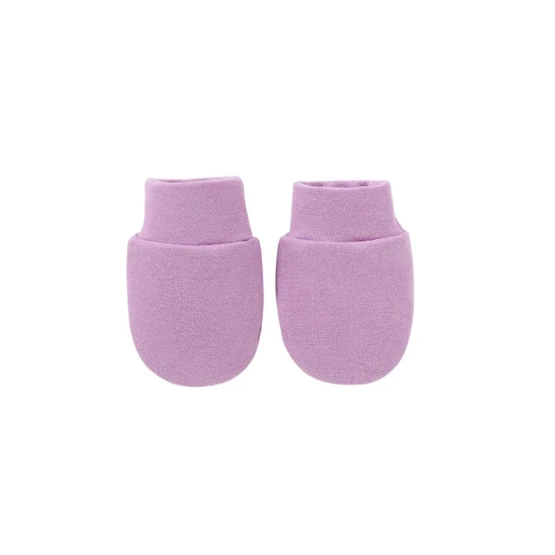 Bebê Anti Coçar Luvas de algodão macio, Proteção recém-nascida, Face Scratch Mittens, Suprimentos infantis Handguard, 2pcs