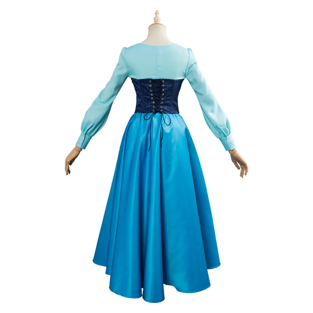 Ariel Princess Costume Dress Gown Cosplay For Girls Halloween Carnival Costumes