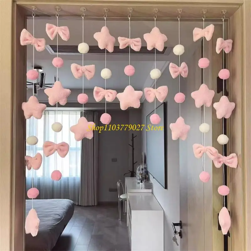 C4DF Doorways Curtains Door String Curtains Room Divider Decors Home Decorations