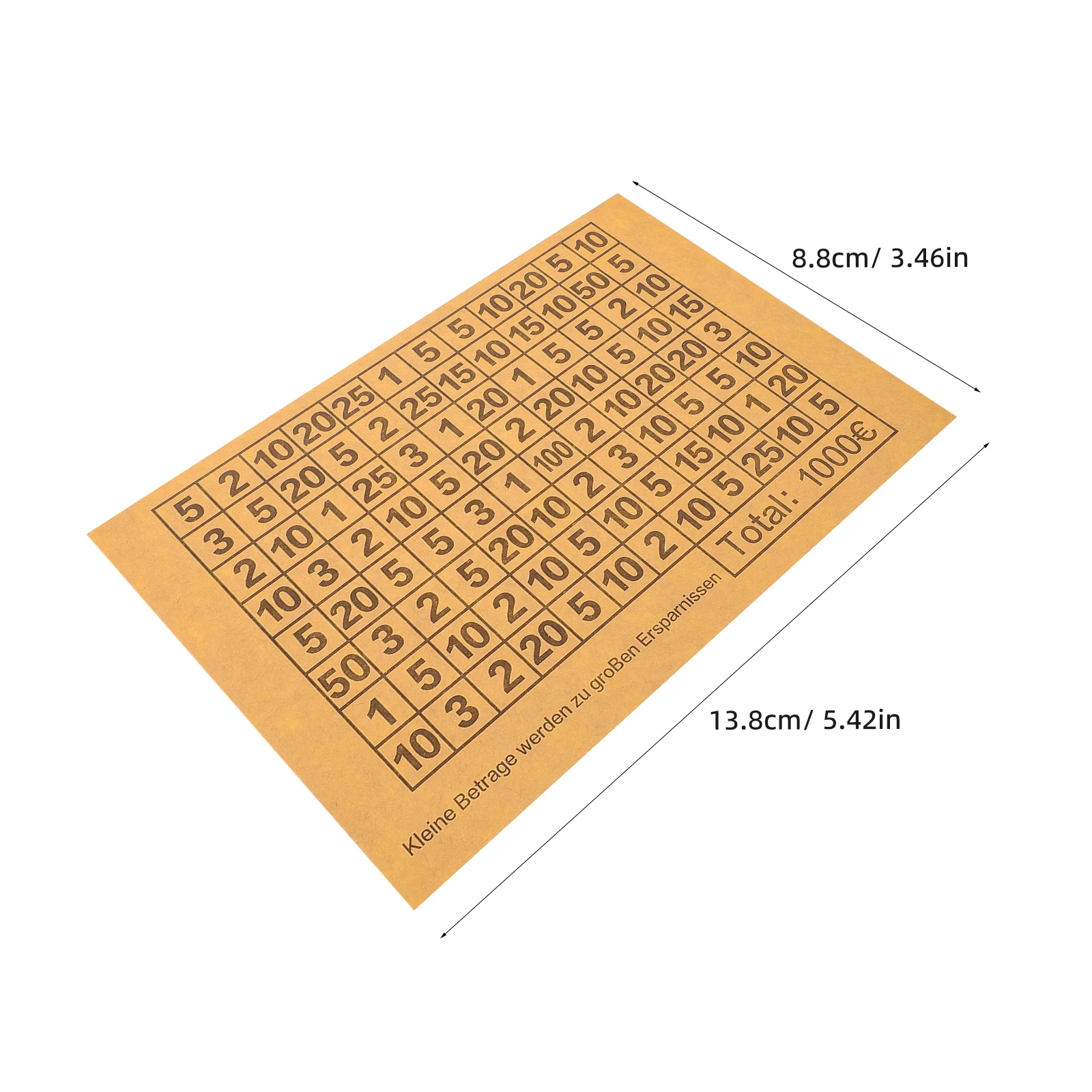 Sticker For Coin Bank Creative Diy Money Box Saving Tracker Light Brown Challenge Savings Jar Adhesive Target Decals