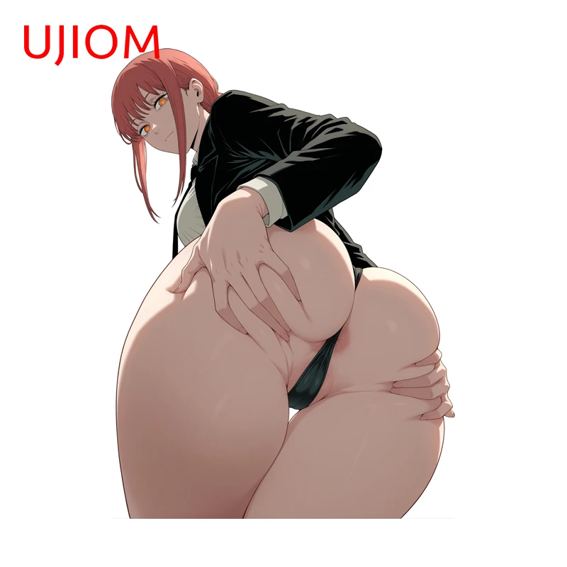 UJIOM NSFW Anime Figure Makima Butt Wall Sticker Amusing Attractive Unique Picture Decal Waterproof Wallpaper Home Decor