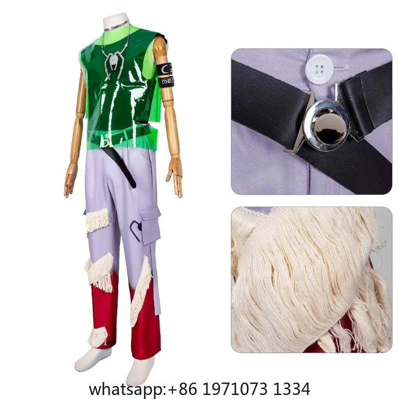 Anime Alien Stage Till Cosplay Costume Till Cosplay Costume short hair Synthetic Wig