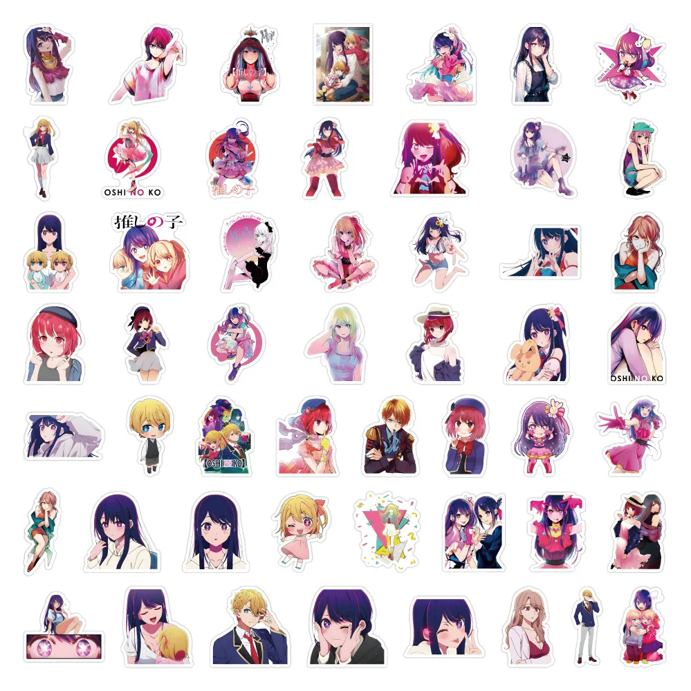 10/30/50/100/Pcs Anime Oshi Geen Ko Sticker Cartoon Schattige Graffiti Decoratie Laptop Waterbeker Bagage Gitaar Waterdicht Sticker Speelgoed