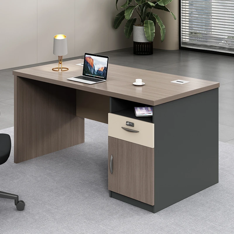 

Executive Drawers Work Desk Reception Gadgets Write Modern Study Table Standing Makeup Escritorio Habitacion Furniture HD50WD