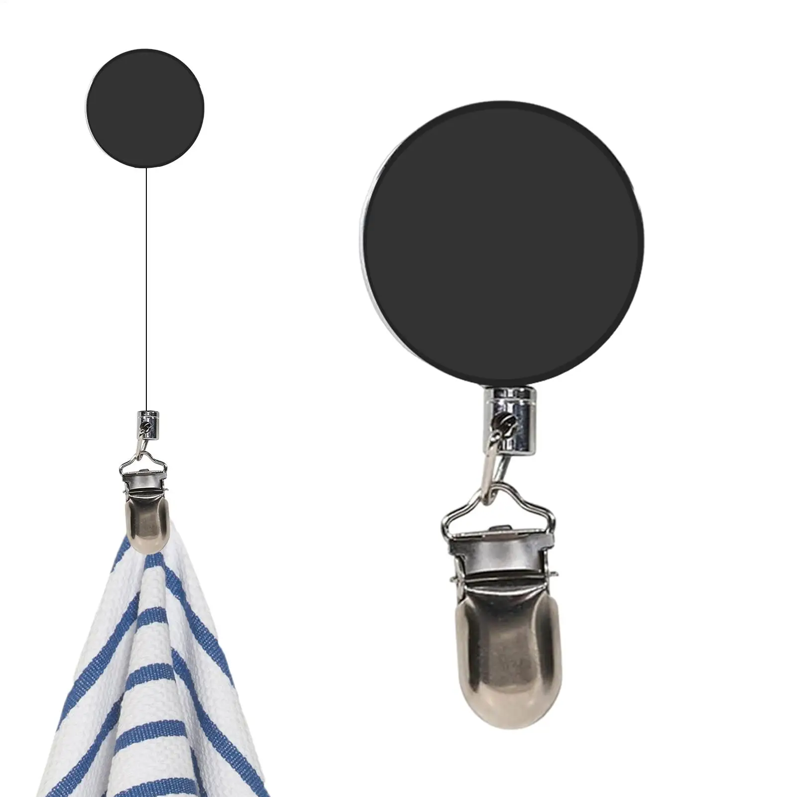 Wandmontierter Haken, Badezimmer-Handtuchhalter, ausziehbar, ohne Bohren, Küchenlappen-Aufhänger, Aufbewahrungsregal für Zuhause, Dusche, Toilette, Schlafzimmer