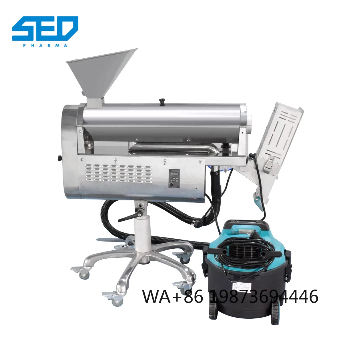Auto Capsule Polisher Tablet Capsule Surface Polishing Machine