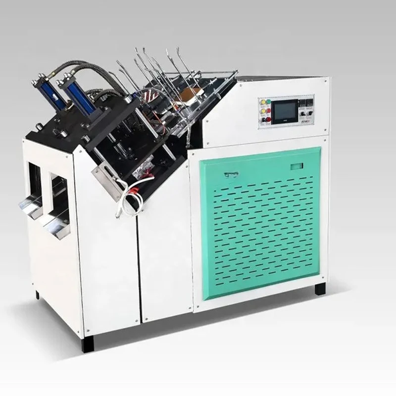 Fully Automatic Disposable Paper Plate Forming Manufacturing Machine Small Hydraulic Dish Paper Plate Making Machine
