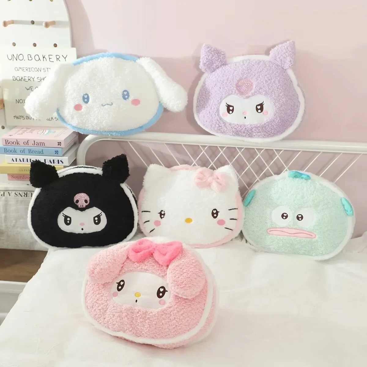 Sanrio Bardzo Miękka Pluszowa Zabawka Kuromi Hello Kitty My Melody Pluszaki Wypchana Kreskówka Poduszka Sofa Łóżko Wystrój Domu Prezent Świąteczny Dziewczyna