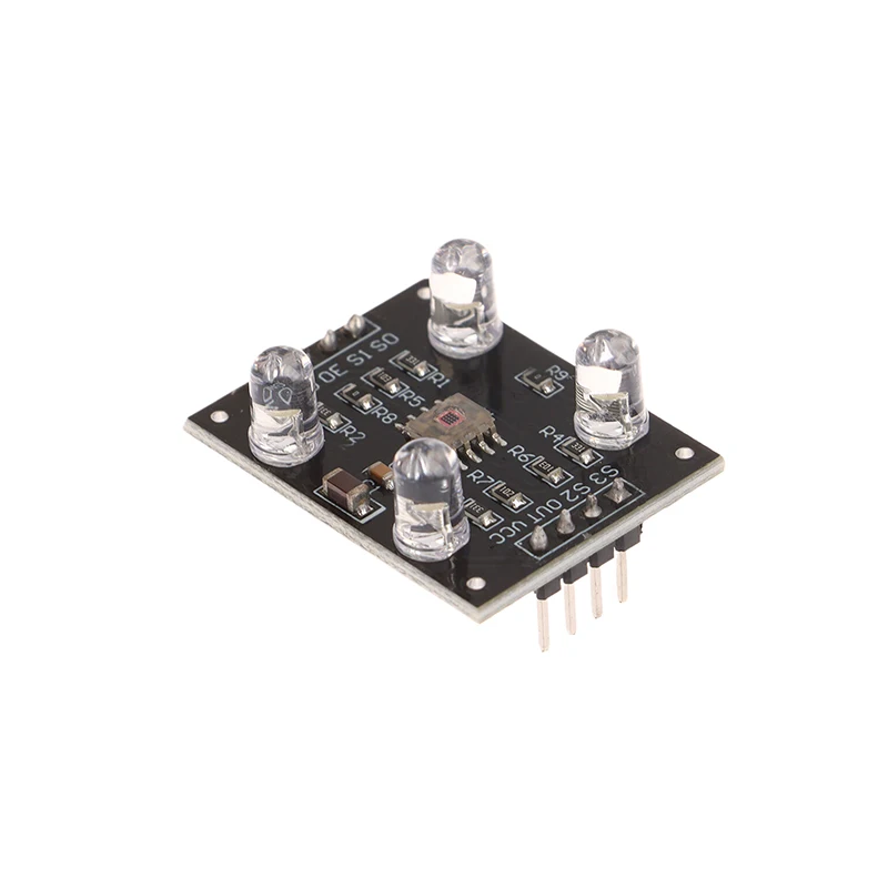 Cor Reconhecimento Sensor Módulo Acessórios para MCU, DIY DC 3-5V Entrada, TCS230, TCS3200