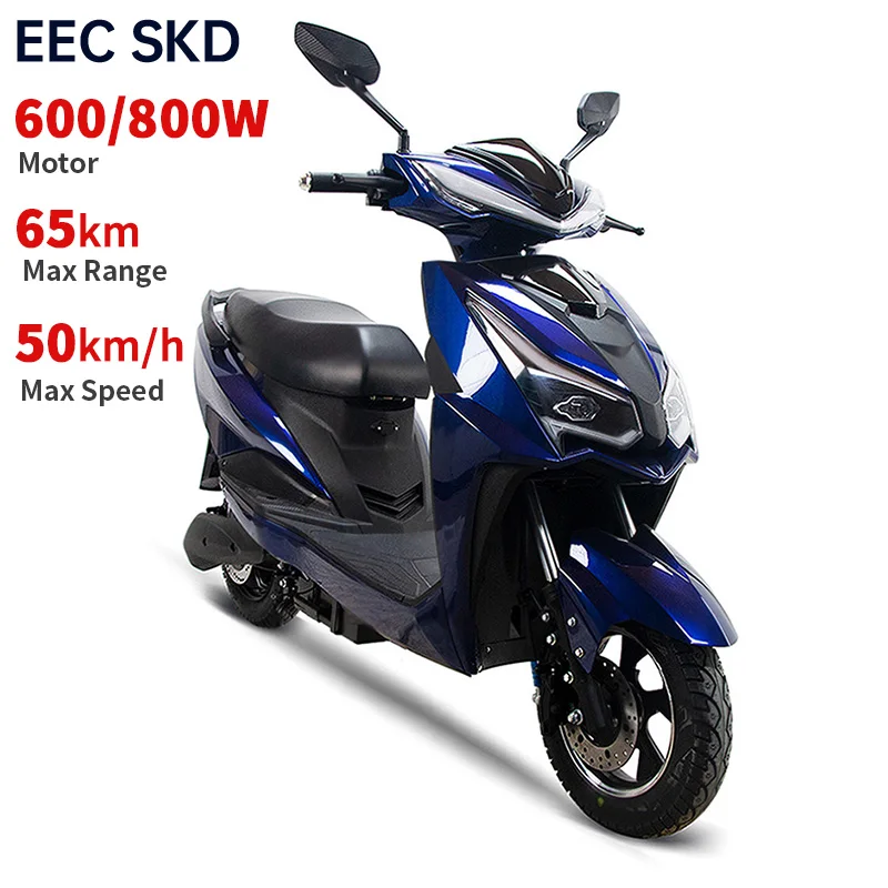 

Equipment Smart Library Factory Electric Moped 10/12inch 600W/800W Motor 50km/h Max Speed 2 Wheel Racing Electric Scoote