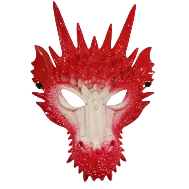 

Y5GC Dragon Head Mask for Boy Girl Halloween Festival Party Party Props