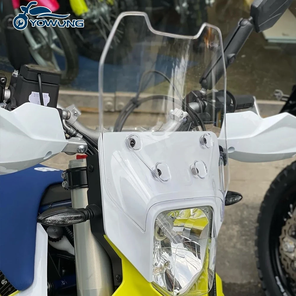 

Motorcycle Windscreen For Husqvarna FC350 FC450 FE250 FE350 FE501 FE450 FS450 FE350S TC125 250 TE150 Windshield Wind Deflector