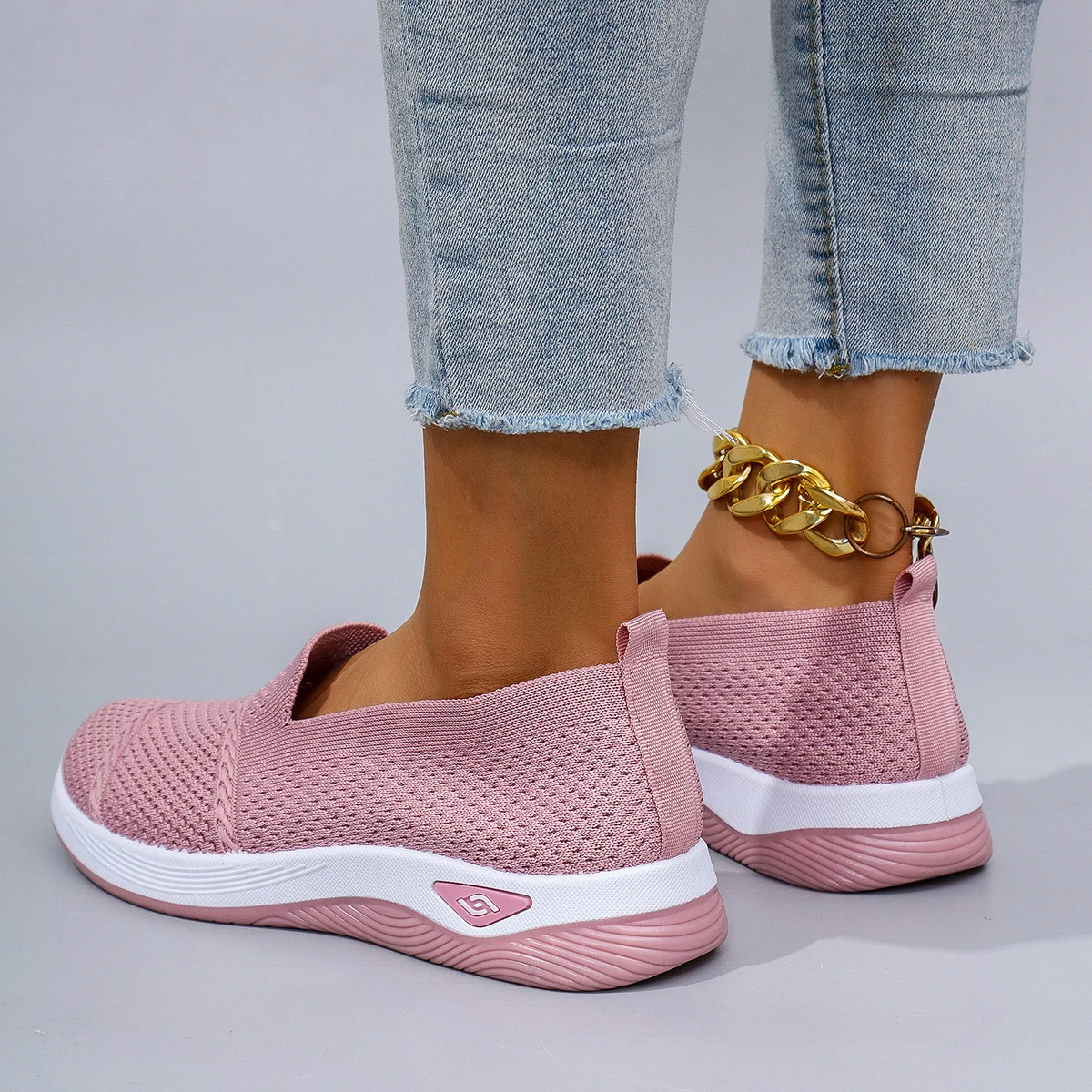 Chaussures plates d'été en maille respirante pour femmes, baskets décontractées, liquidation, livraison gratuite