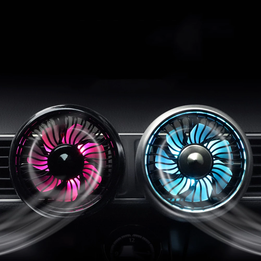 

Creative Fan Durable Car Air Cooling Device Smooth Surface for Summer Relief