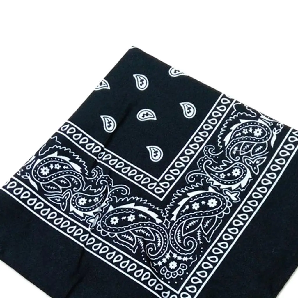 Unsiex Novelty Paisley Cowboy Bandana Scarf Head Wrap Headband Wristband