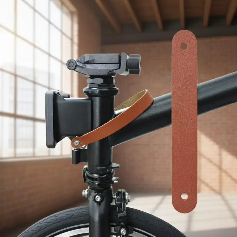 Bike Head Bag Strap PU Pull Belt Replacement Rope Front Carrier Enhanced Durability for Stable and Safe Cycling Storage