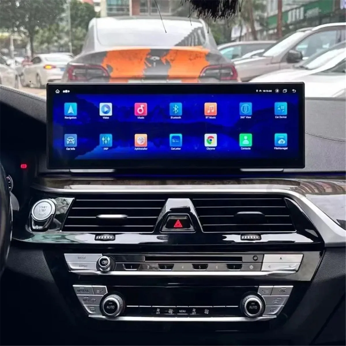 

For BMW 5 Series G30 G38 2018- 2023 Car Radio Ultra Thin Ultra HD Touch Display GPS Navigation System 8G 256G Auto Accessories