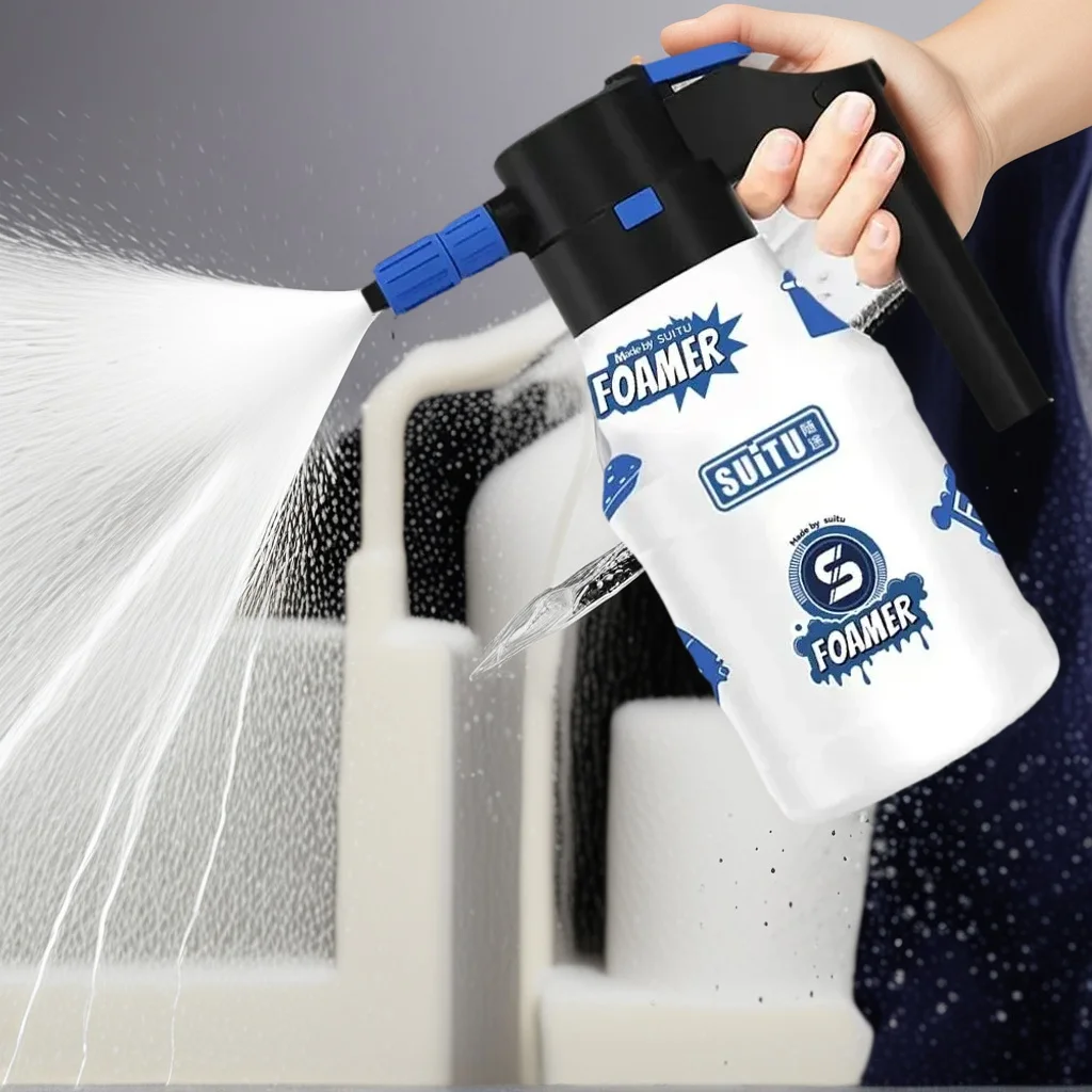 

Electric Spray Lance Bottle - 1.5L Foam Washer for Car Cleaning
