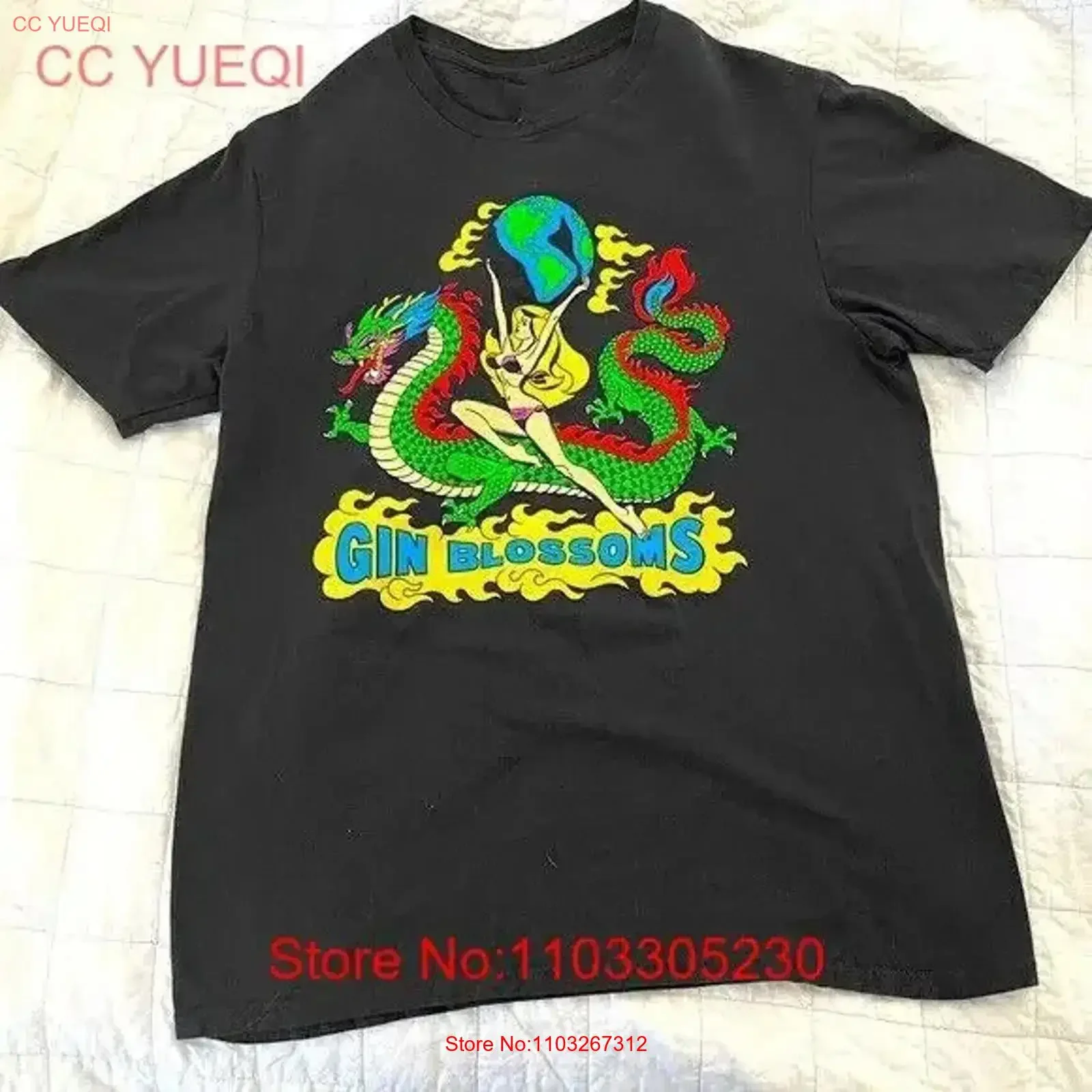 Neues Gin Blossoms Band-T-Shirt für Fans, S-5XL, SG196, Vintage, gewaschen, stilvolles Oberteil, Alltagskleidung, bequem, dehnbar, Vintage