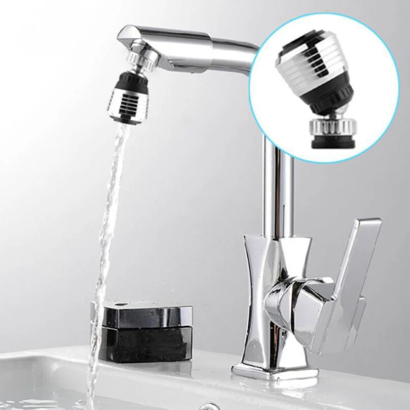 Faucet Splash Nozzle Water Saving Tap Head 360 Degree Rotate Swivel Water Saving Tap Aerator Faucet Nozzle Filter Kitchen